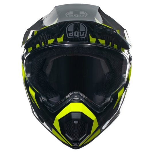 AGV AX-9 - Steppa Carbon/Grey/Flo Yellow