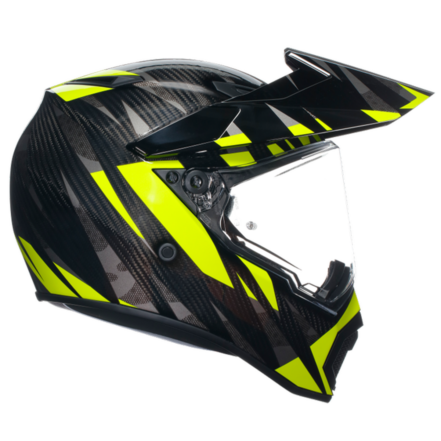AGV AX-9 - Steppa Carbon/Grey/Flo Yellow