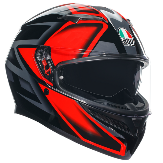 AGV K3 Compound - Black/Red