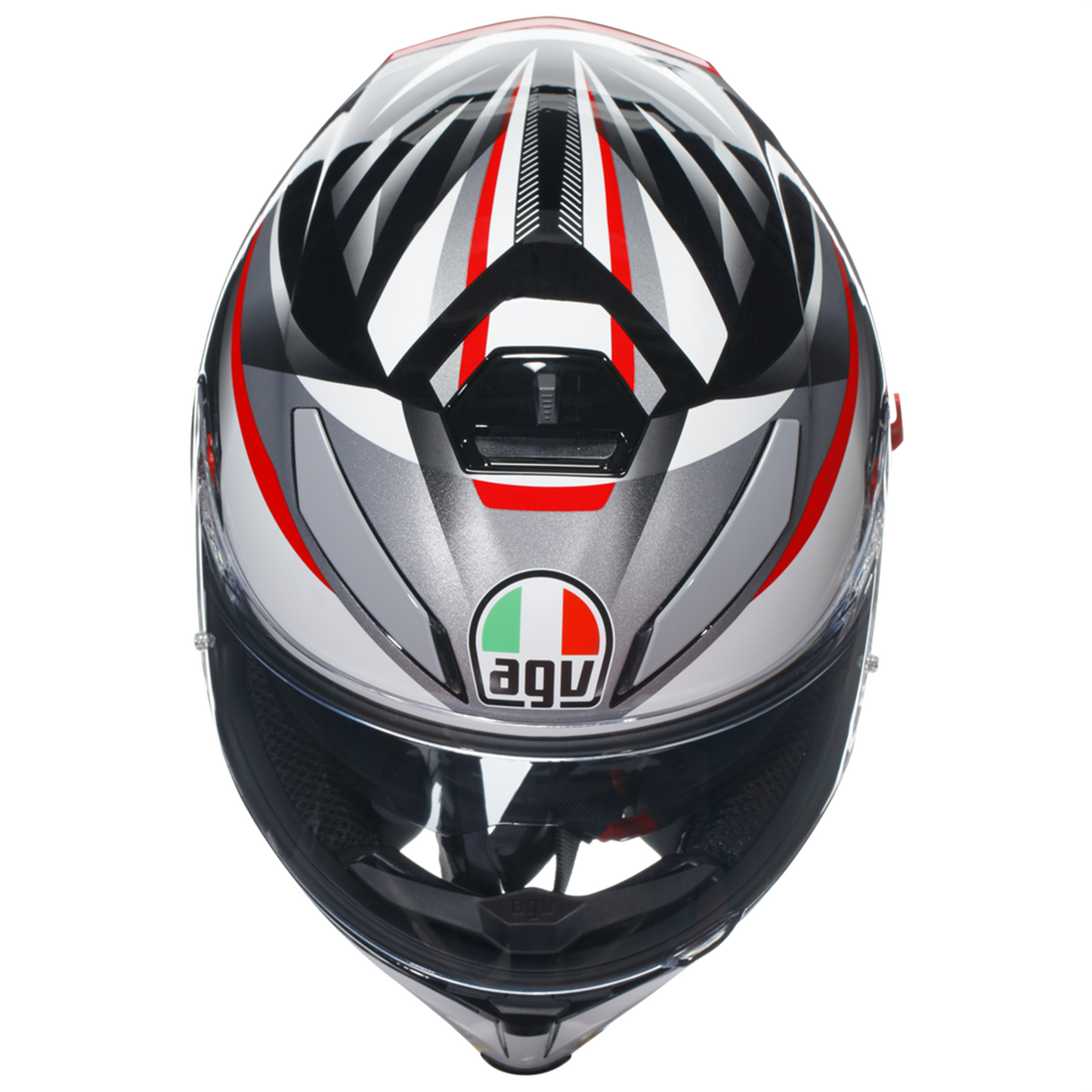 AGV K5-S Plasma - White/Black/Red