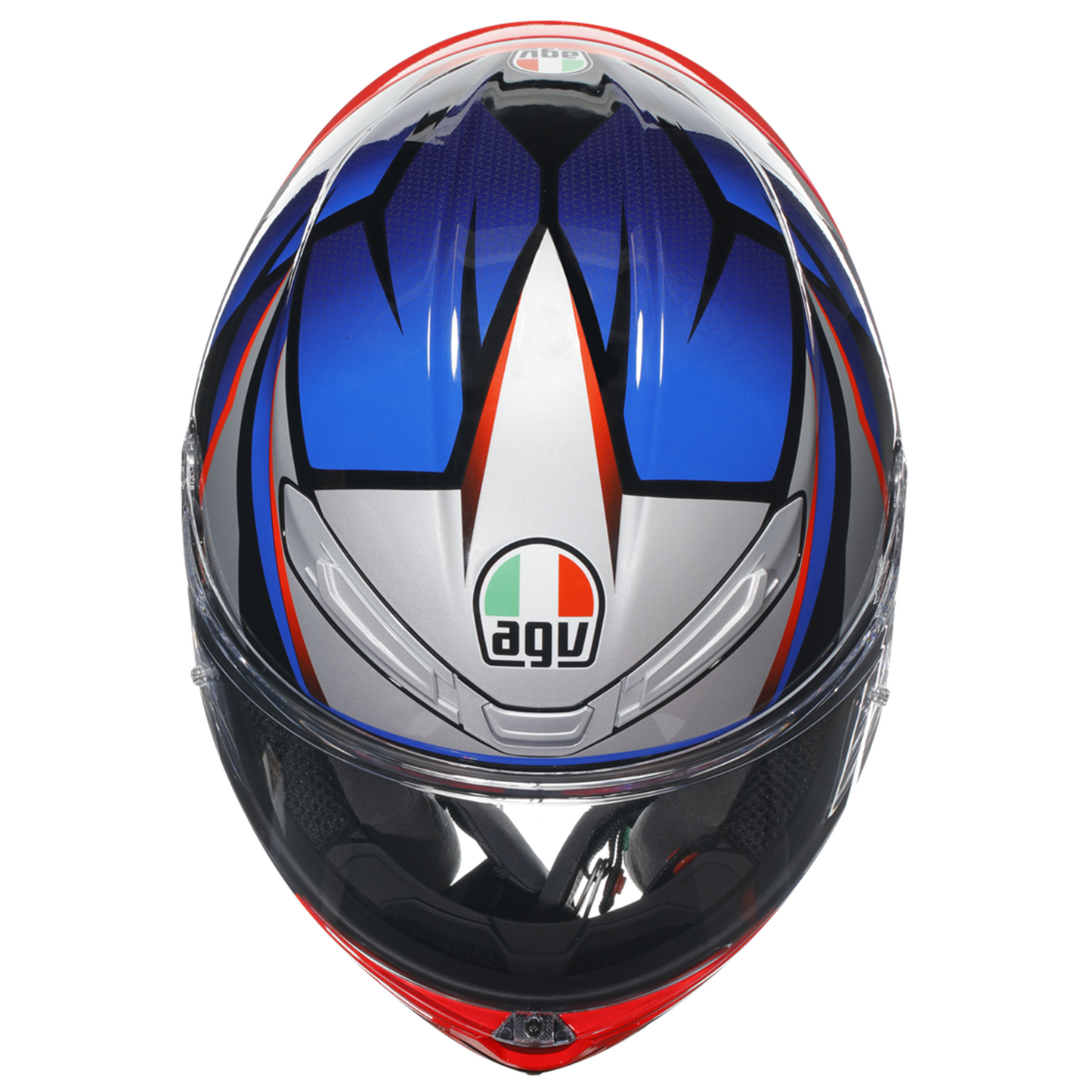 AGV K6-S Slashcut - Black/Blue/Red