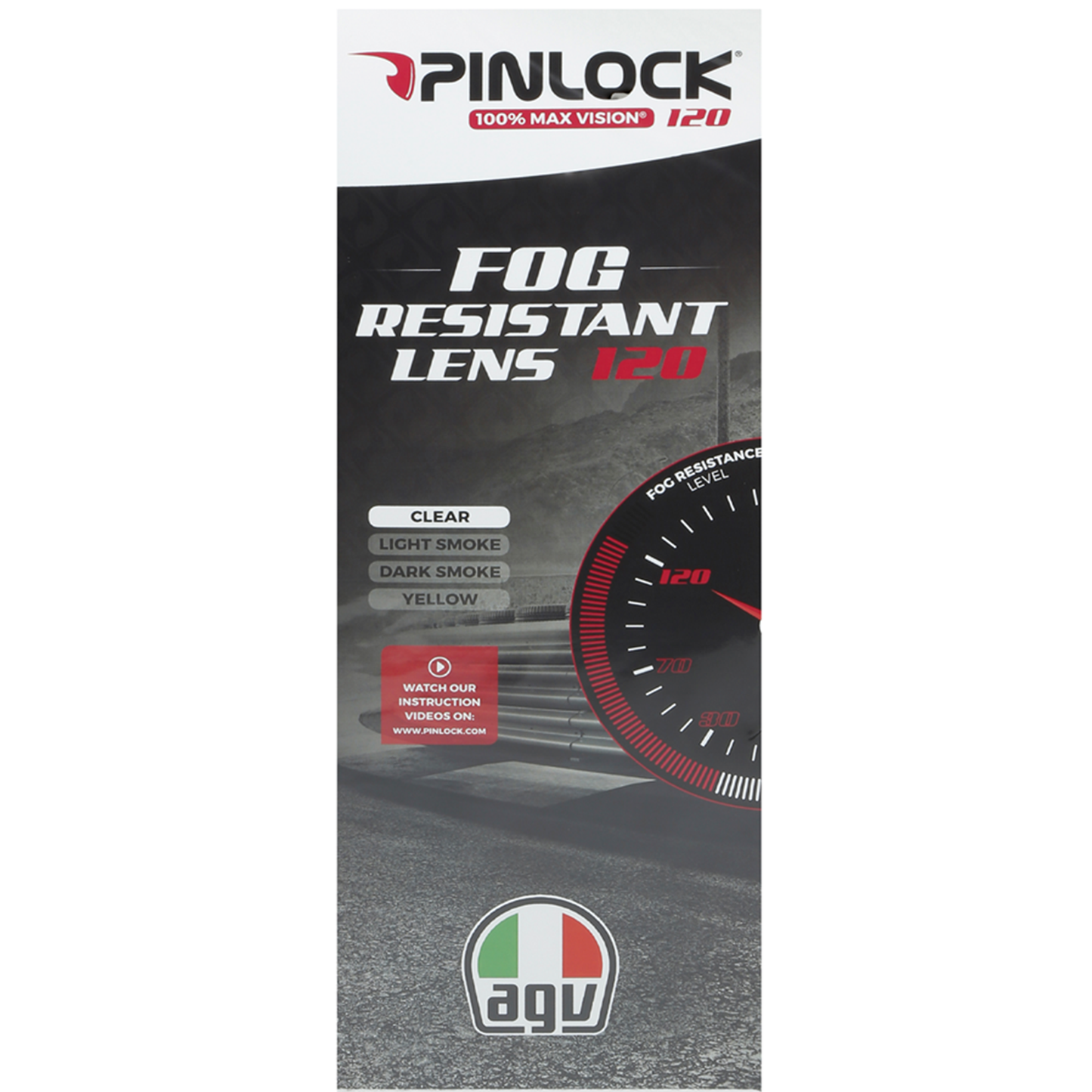 AGV GT3 Pinlock Lens - Light Tint (Sports Modular)