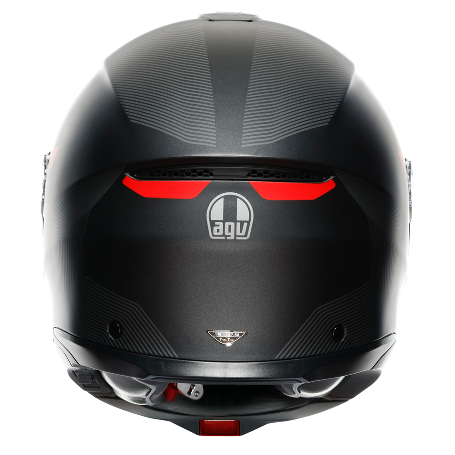 AGV Tour Modular - Frequency Matt Gun/Red