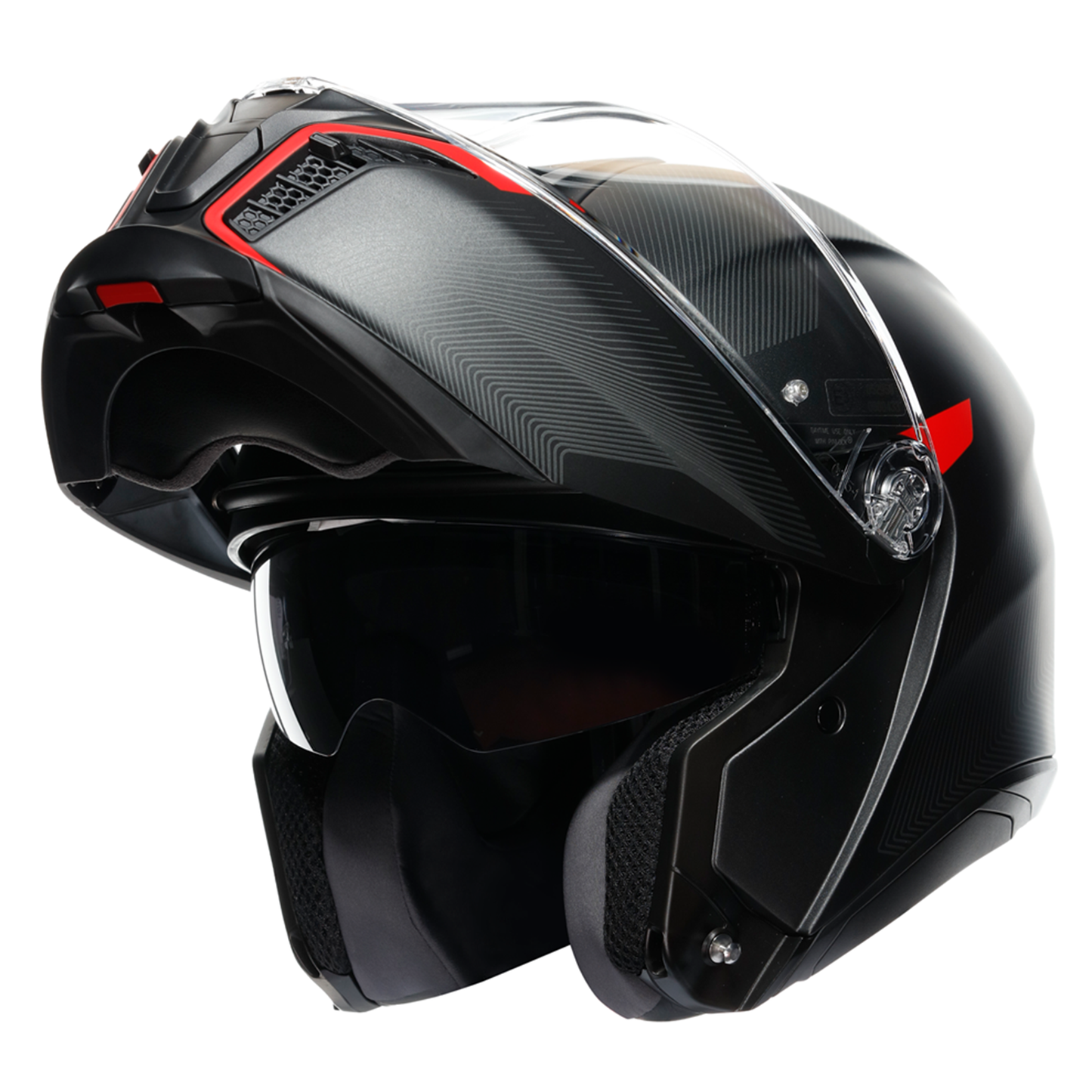 AGV Tour Modular - Frequency Matt Gun/Red
