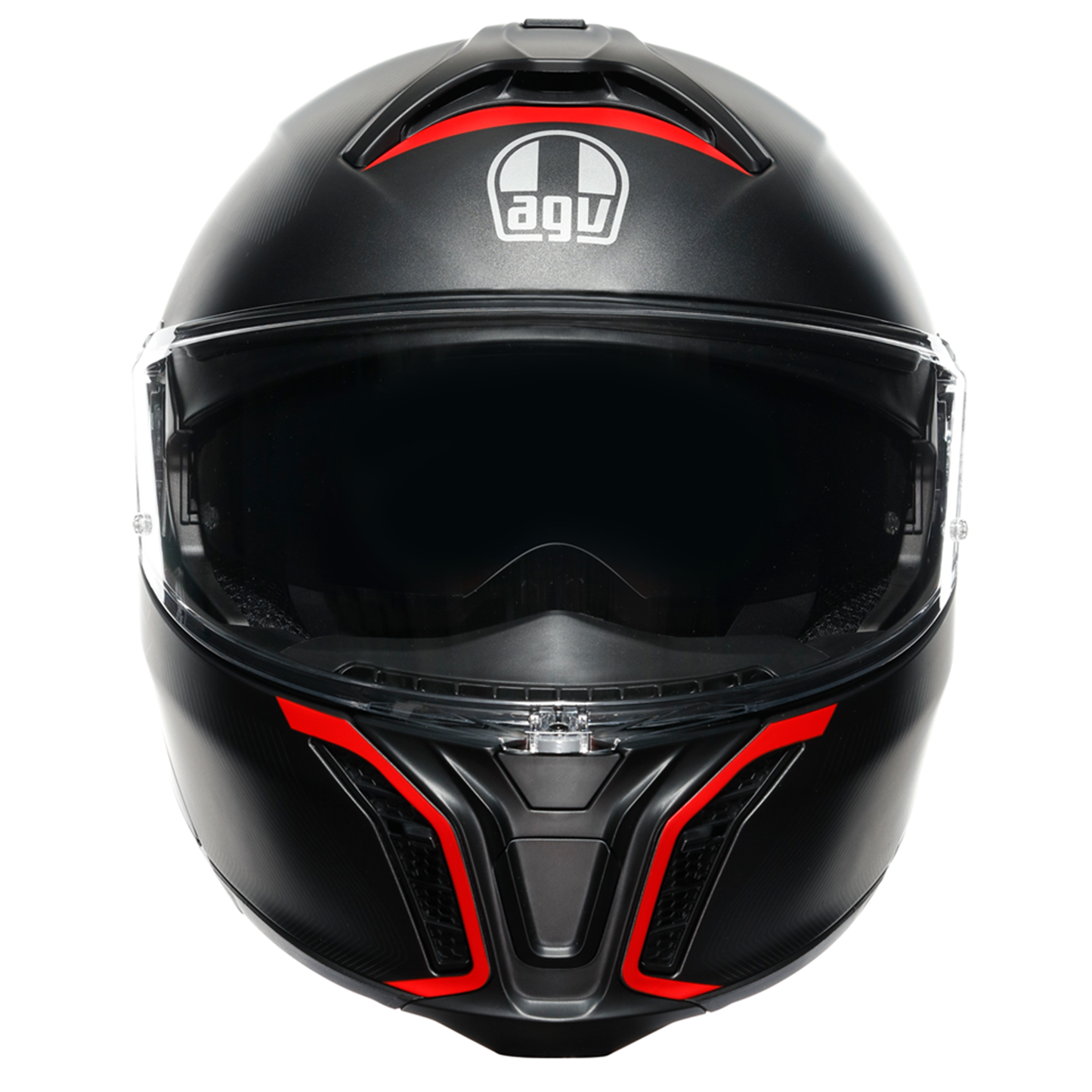 AGV Tour Modular - Frequency Matt Gun/Red