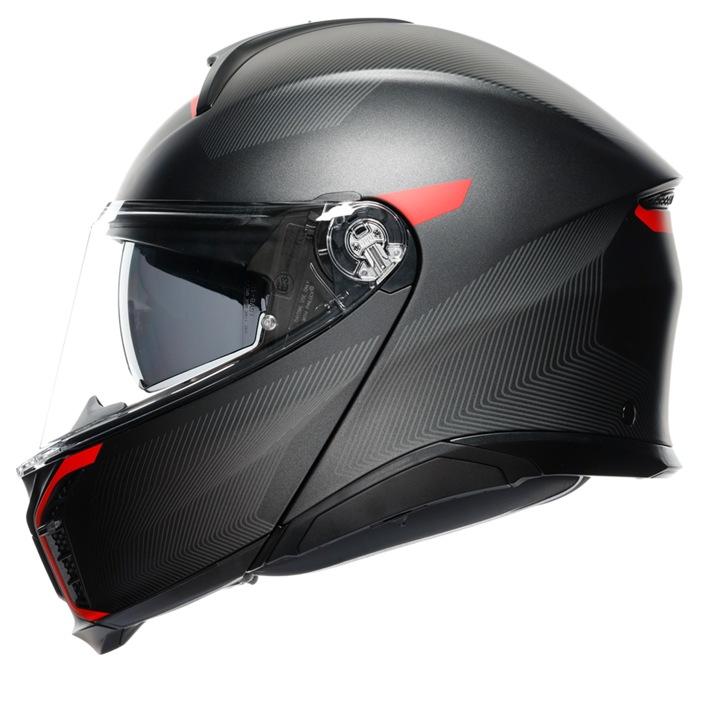 AGV Tour Modular - Frequency Matt Gun/Red