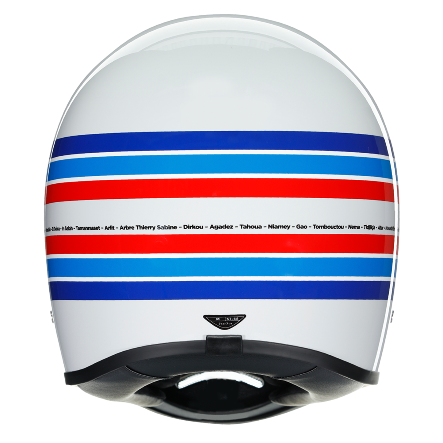 AGV AGV X101 - Dakar 87 - White/Blue/Red - View 7
