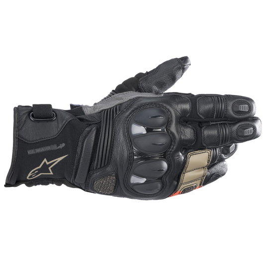 Alpinestars Belize V2 Drystar Gloves - Black/Sand/Flo Red