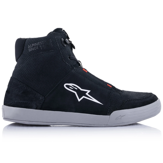 Alpinestars Chrome Shoes - Black/Cool Grey/Flo Red