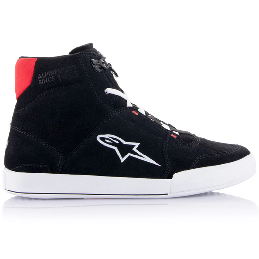 Alpinestars Chrome Shoes - Black/White/Bright Red