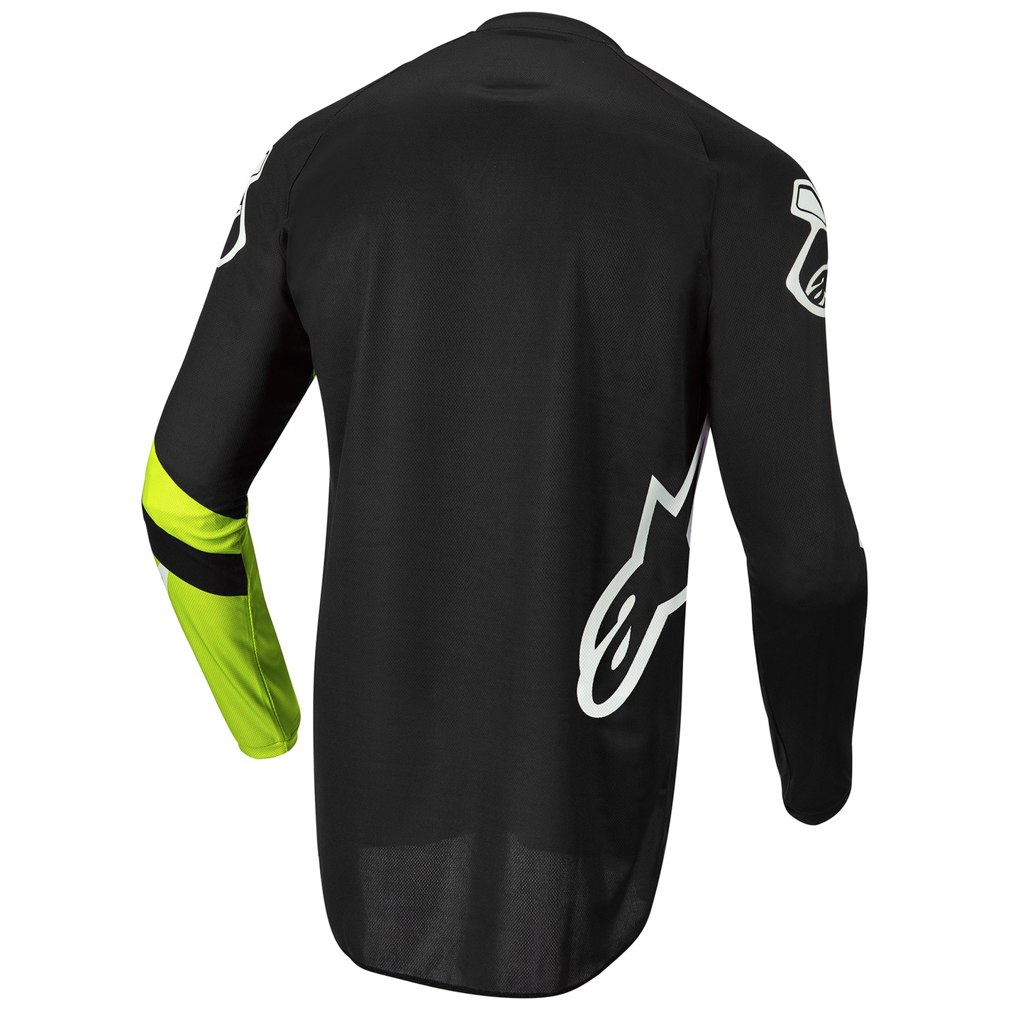 Alpinestars Alpinestars Fluid Chaser Jersey - Blk/Yel Flo - Side View