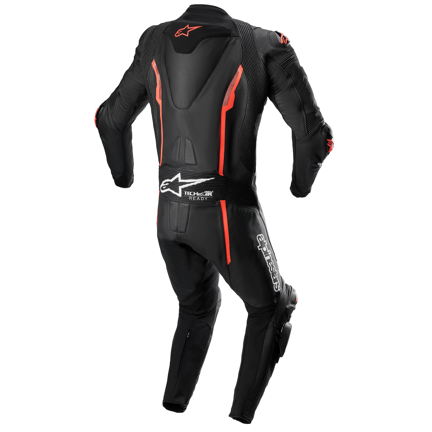 Alpinestars Missile V2 1 Piece Leather Suit - Black/Red Flo