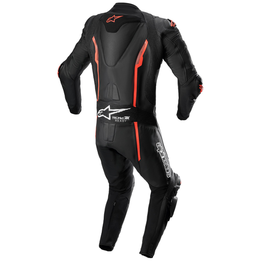 Alpinestars Missile V2 1 Piece Leather Suit - Black/Red Flo