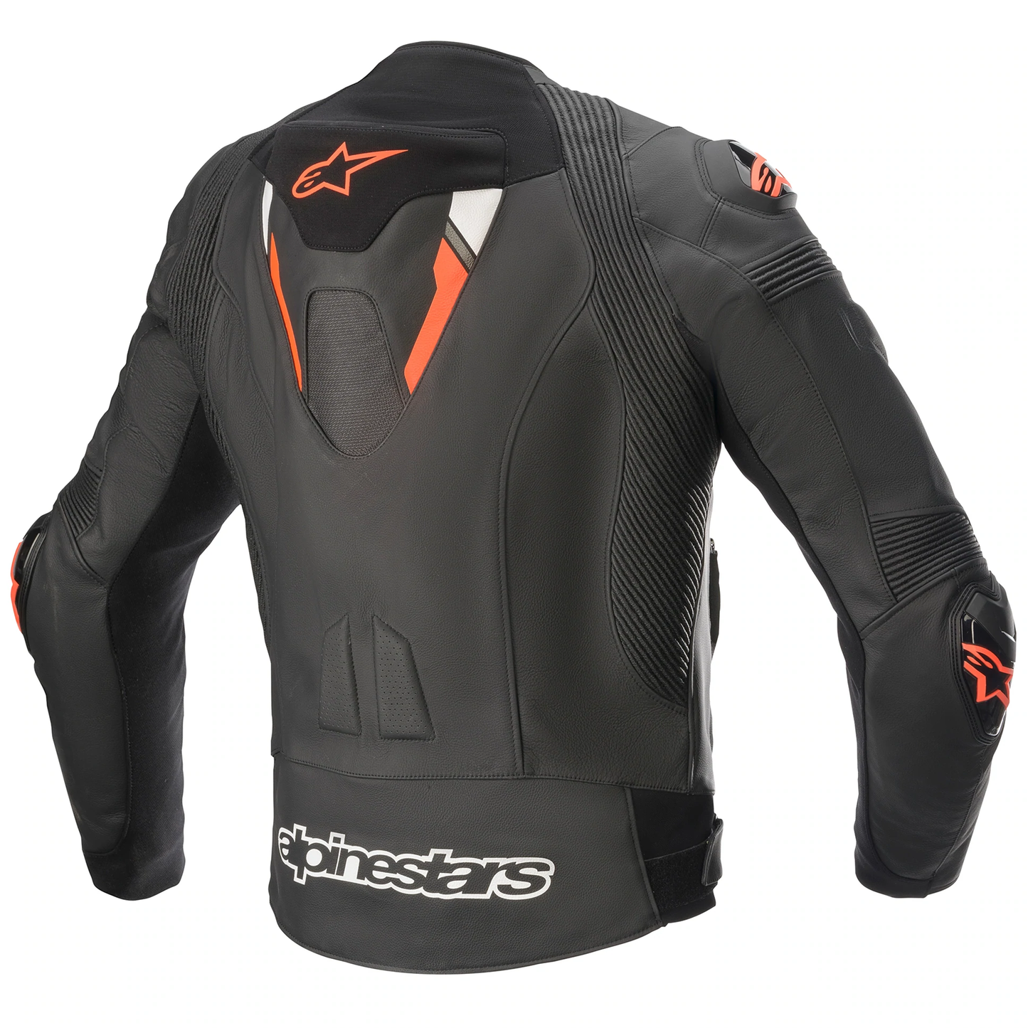 Alpinestars Alpinestars Missile V2 Ignition Leather Jacket - Black/Red Flo - Side View