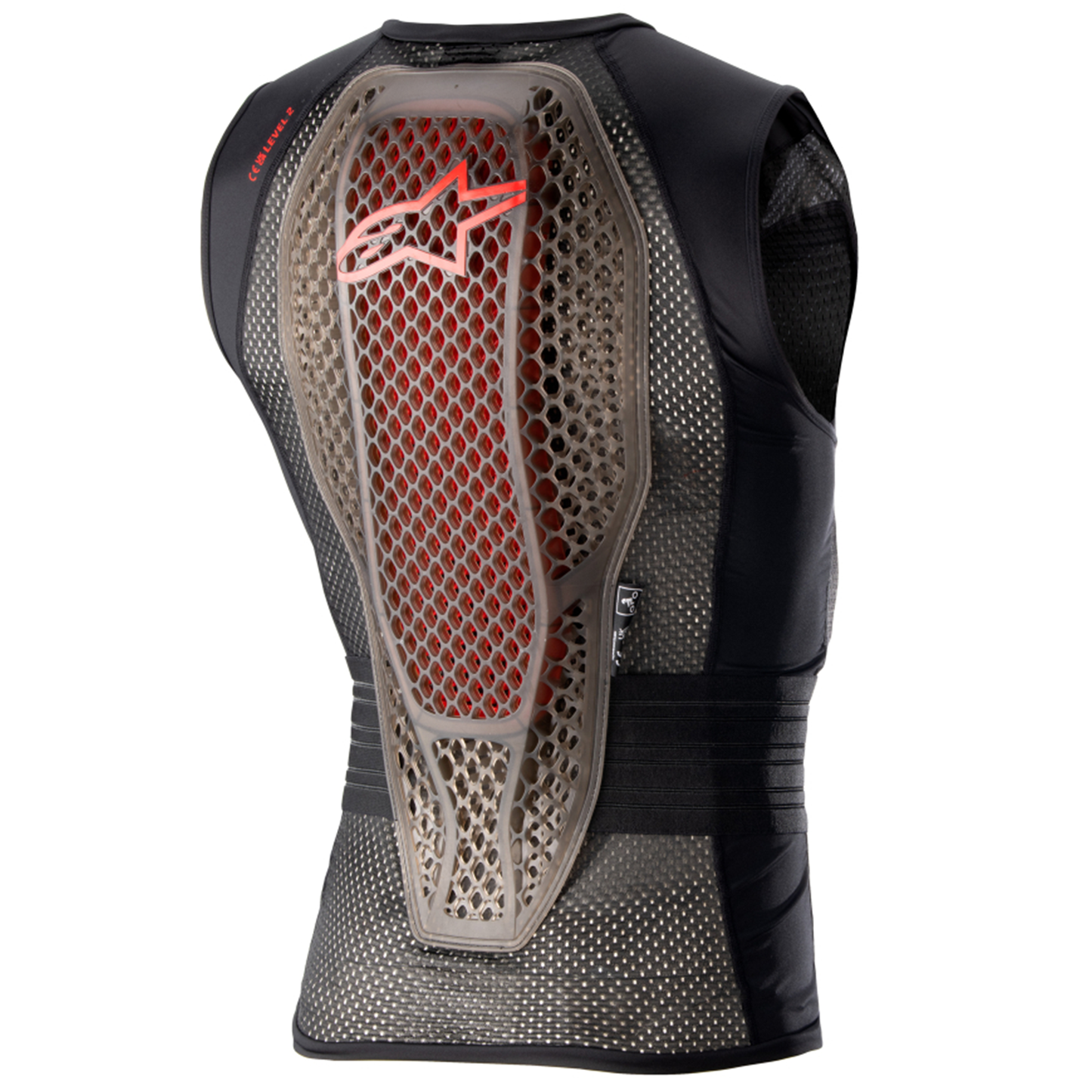 Alpinestars Nucleon Flex Pro Protection Vest - Transparent Smoke/Red/Black