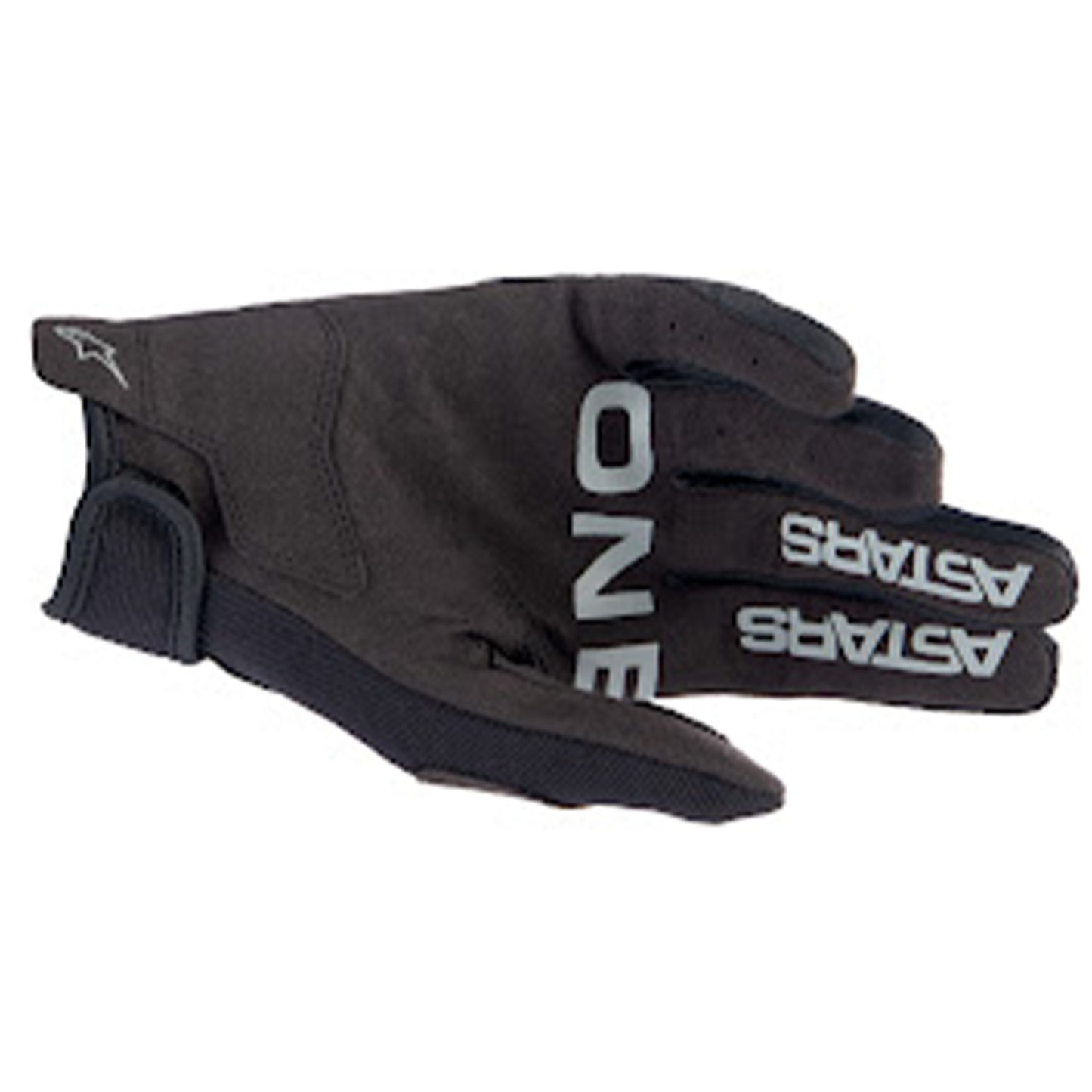 Alpinestars Alpinestars Radar Gloves - Black/Brushed Silver - Side View