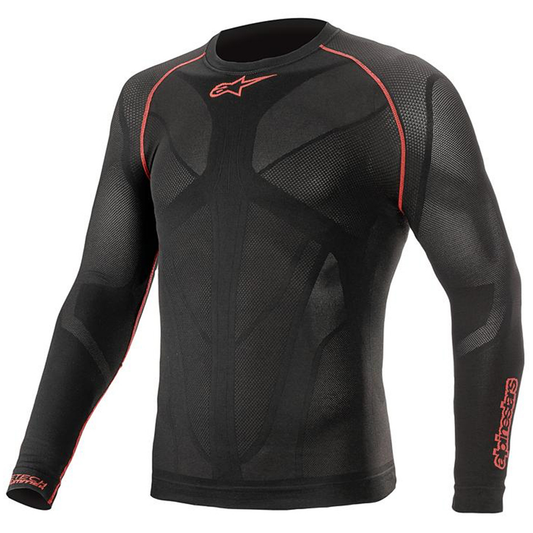 Alpinestars Ride Tech V2 Top Long Sleeve Summer - Black/Red