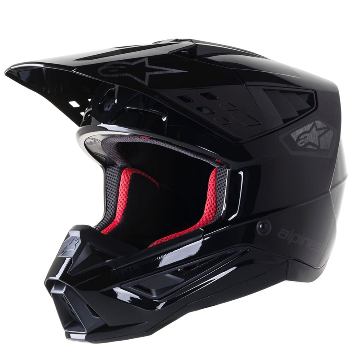 Alpinestars Alpinestars S-M5 Scout - Black/Silver Glossy (1997) - Front View
