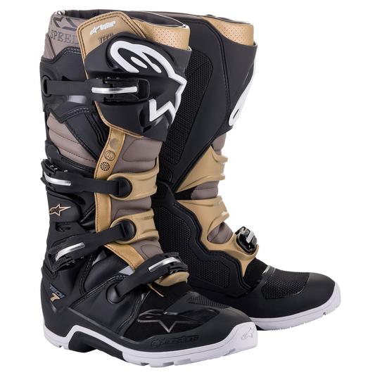 Alpinestars Tech 7 Enduro Drystar Boots - Black/Grey/Gold (1959)
