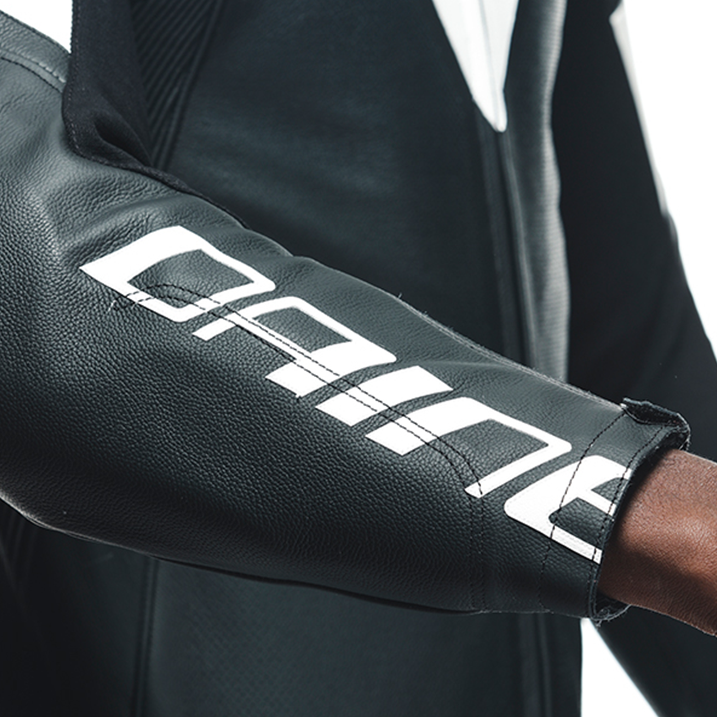 Dainese Tosa 1 Piece Leather Suit Perf. - Black/White