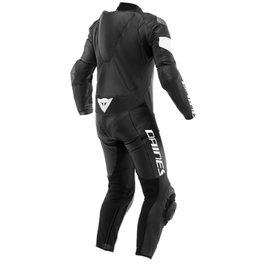 Dainese Tosa 1 Piece Leather Suit Perf. - Black/White