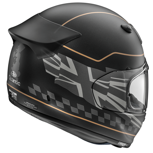 Arai Quantic - Dark Citizen with FREE Dark Visor & Clear Pinlock