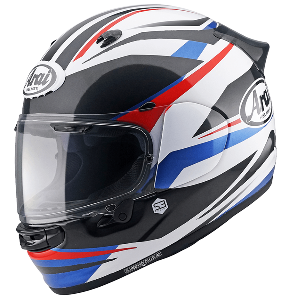 Arai Quantic - Ray White & Free Dark Visor