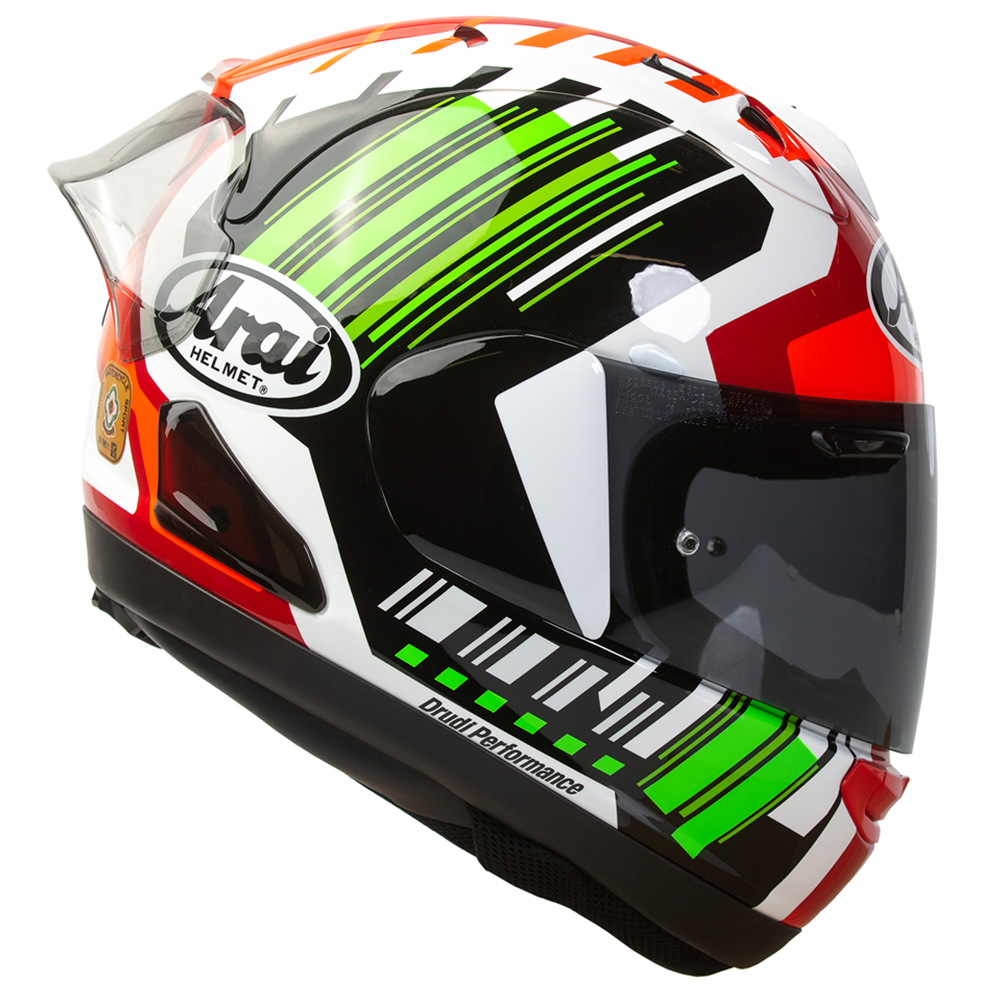 Arai Arai RX-7V Evo - Rea Green - Side View