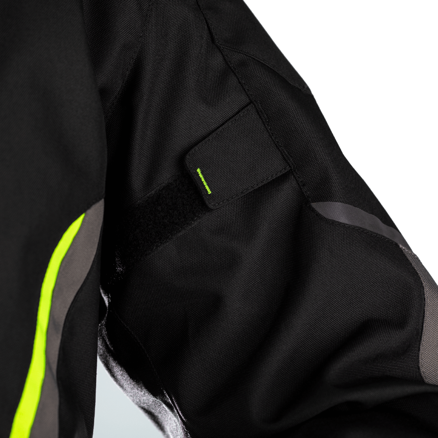 RST Axiom Airbag CE Men's Textile Jacket - Black/Grey/Flo Yellow (2145)