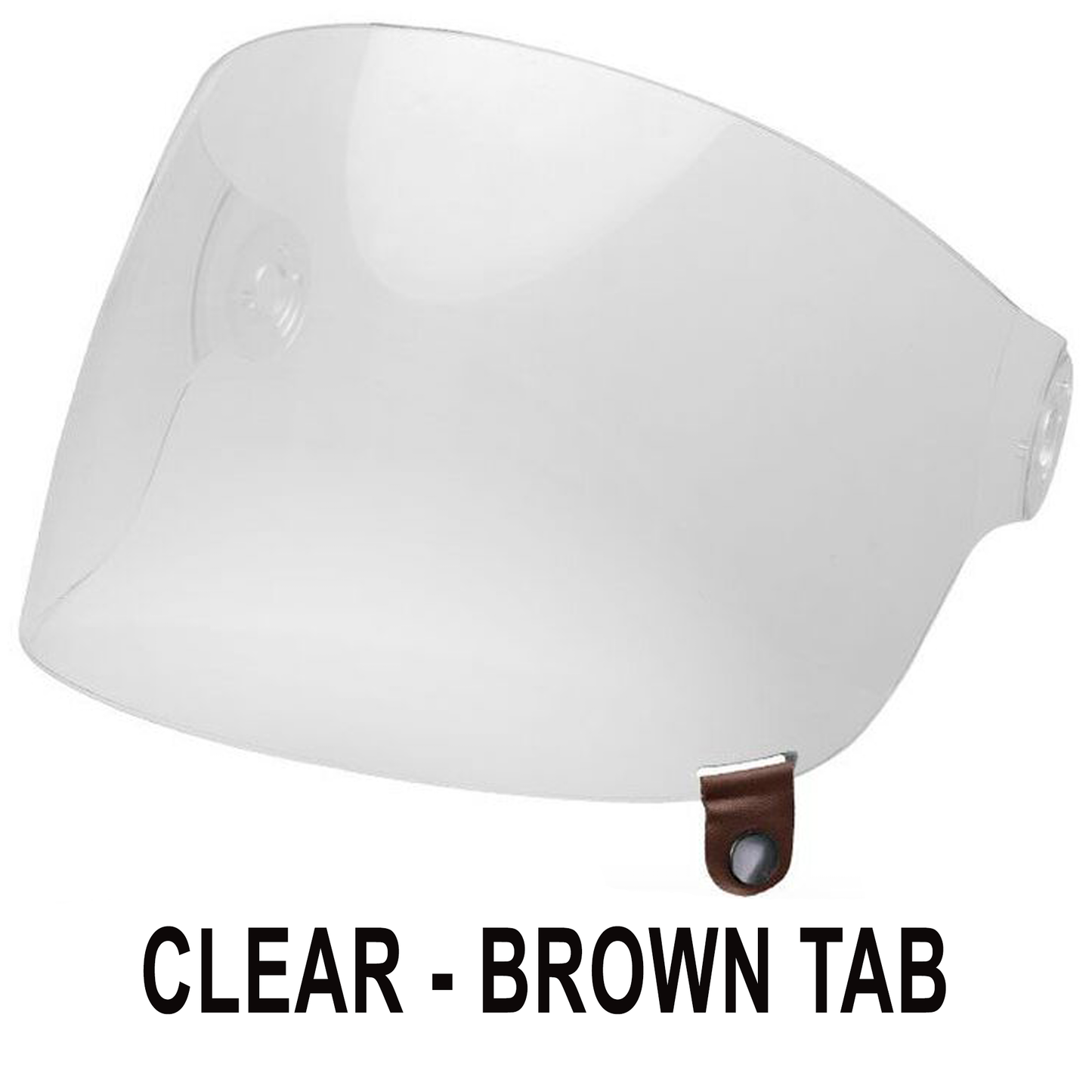 Bell Bell Bullitt Flat Visor - Clear - Rear View