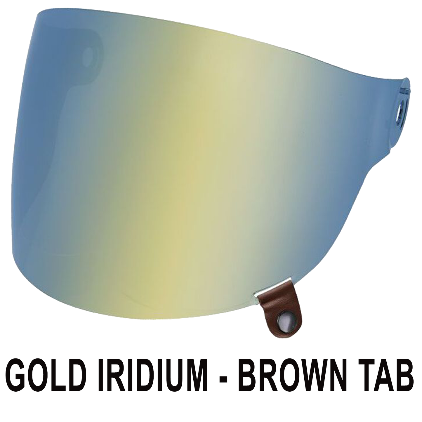 Bell Bell Bullitt Flat Visor - Dark Gold Iridium - Rear View