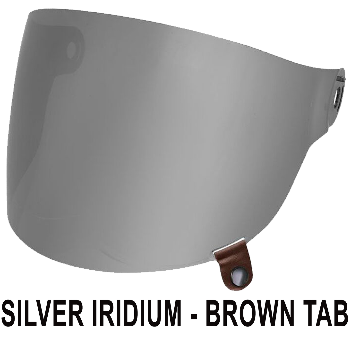Bell Bell Bullitt Flat Visor - Dark Silver Iridium - Rear View