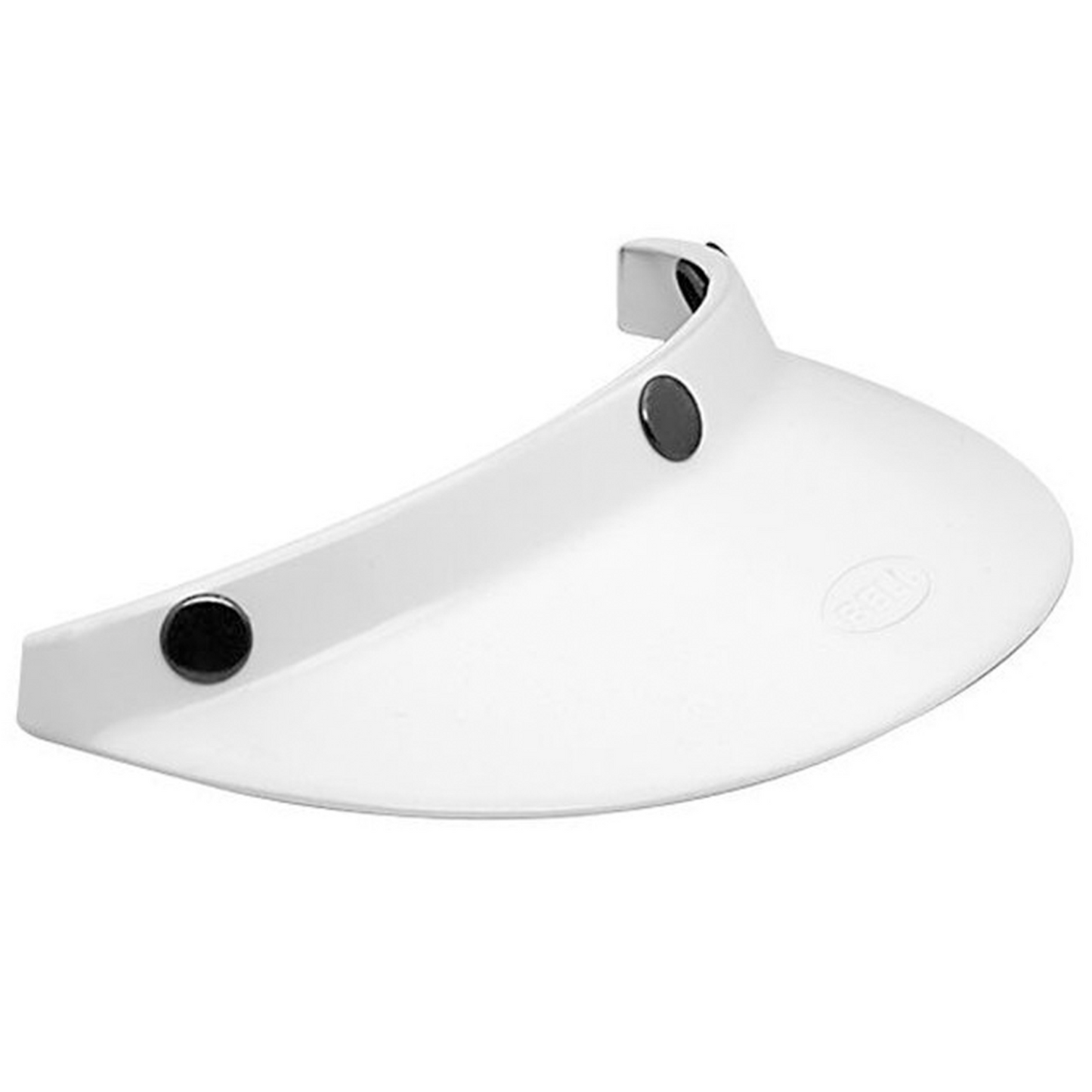 Bell Bell Replacement Custom 500 (510) 3-Snap Visor - White - Front View
