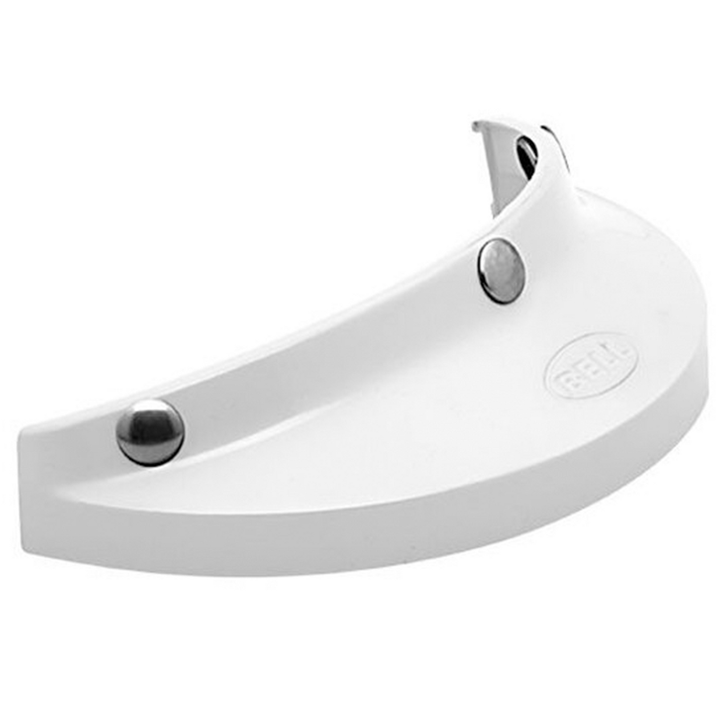 Bell Bell Replacement Custom 500 (520) 3-Snap Visor - White - Front View