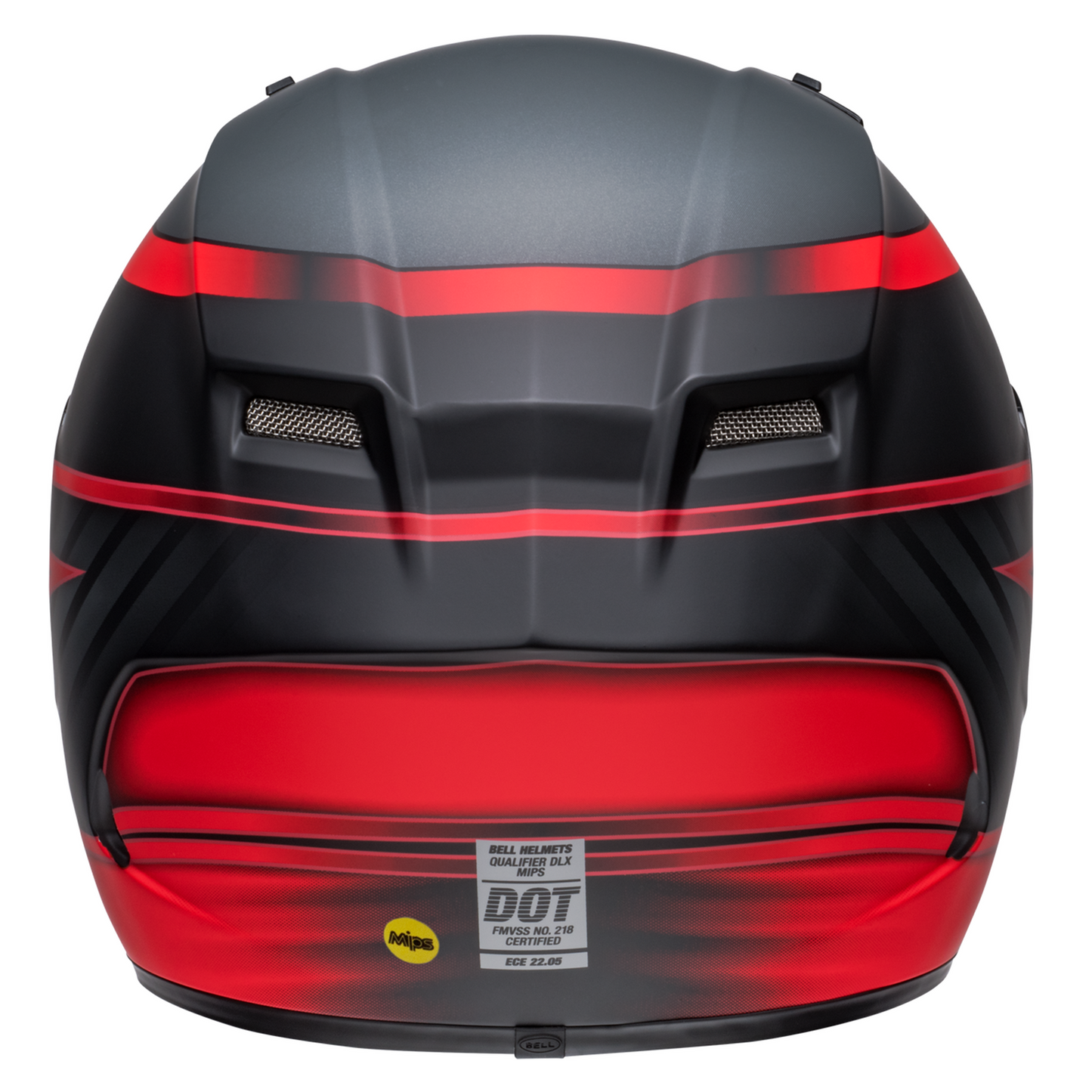 Bell Bell Qualifier DLX Mips - Raiser Matt Black/Crimson - Includes Transitions Visor - View 6
