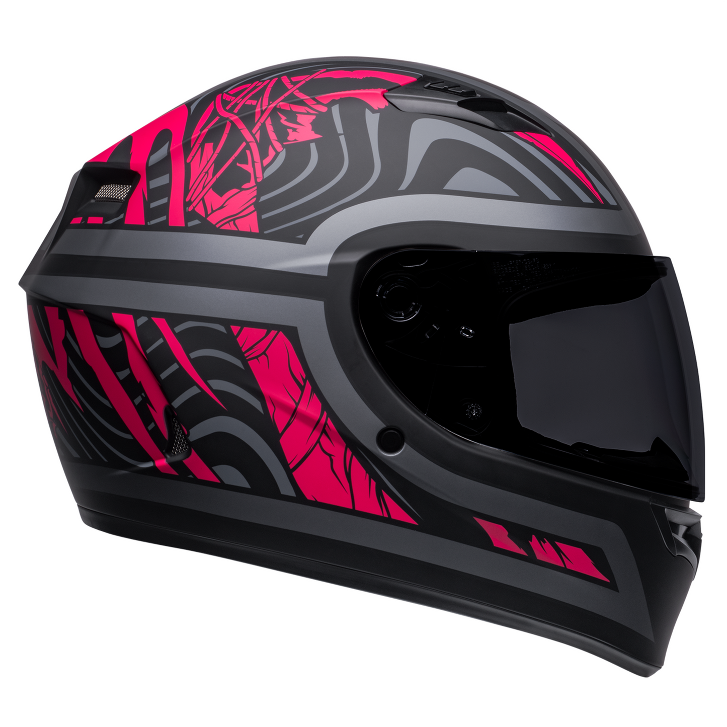 Bell Bell Qualifier - Rebel Black/Pink - Free Dark Visor - Interior View