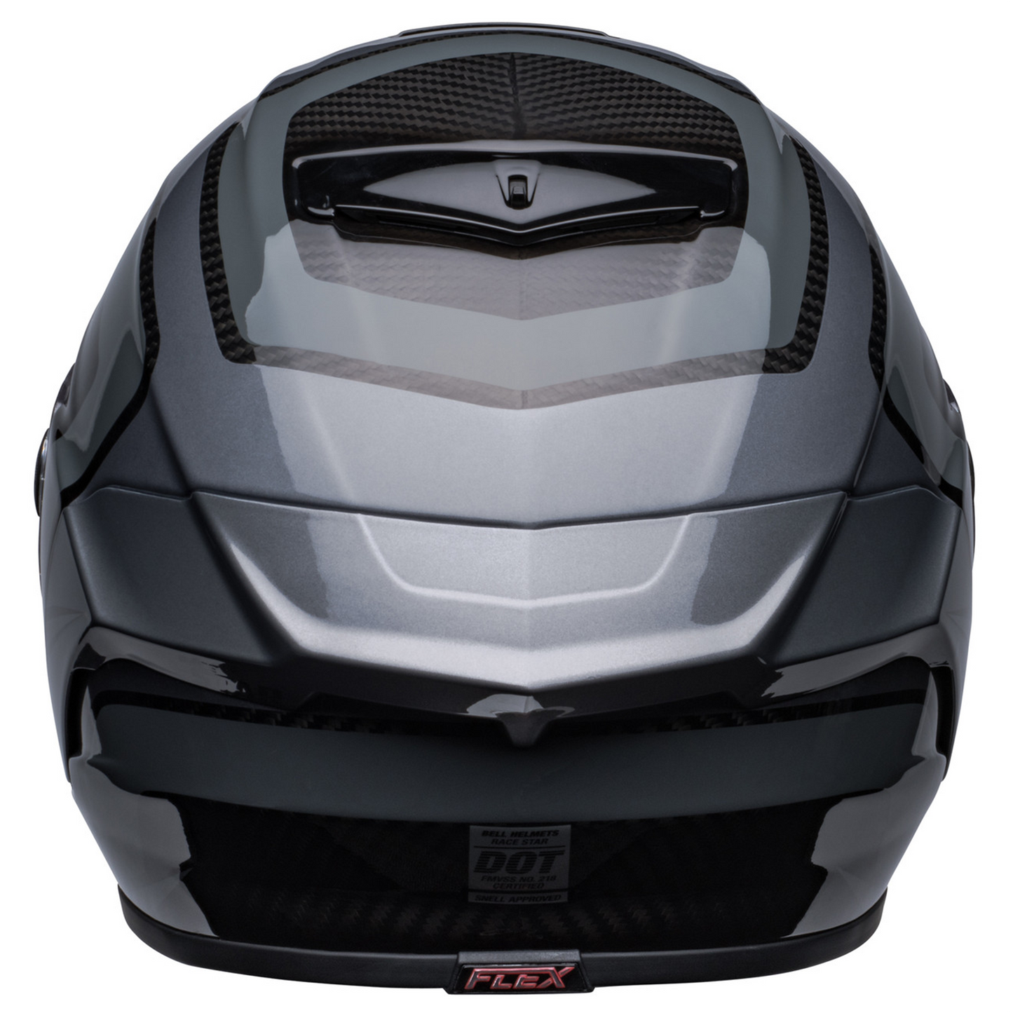 Bell Bell Race Star Flex DLX - Labyrinth Gloss Black/Grey - Protint Visor - View 16