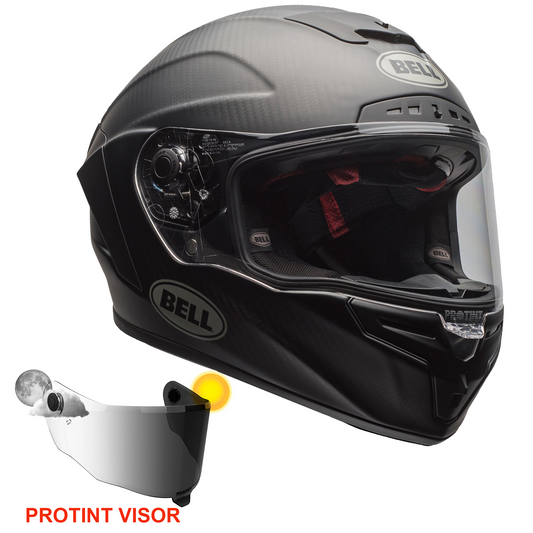 Bell Race Star Flex DLX 2023 - Matt Black - Protint Visor