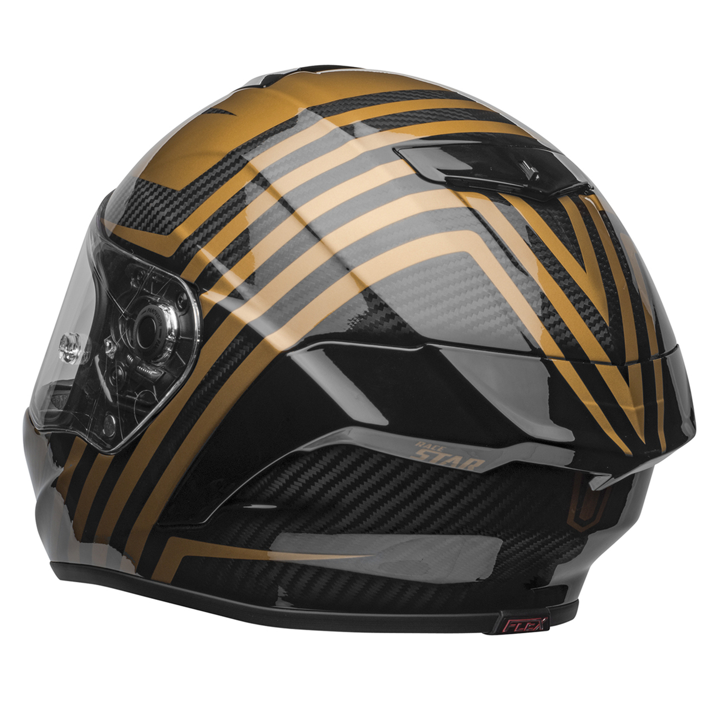 Bell Race Star Flex DLX - Black/Gold - Includes Protint Visor