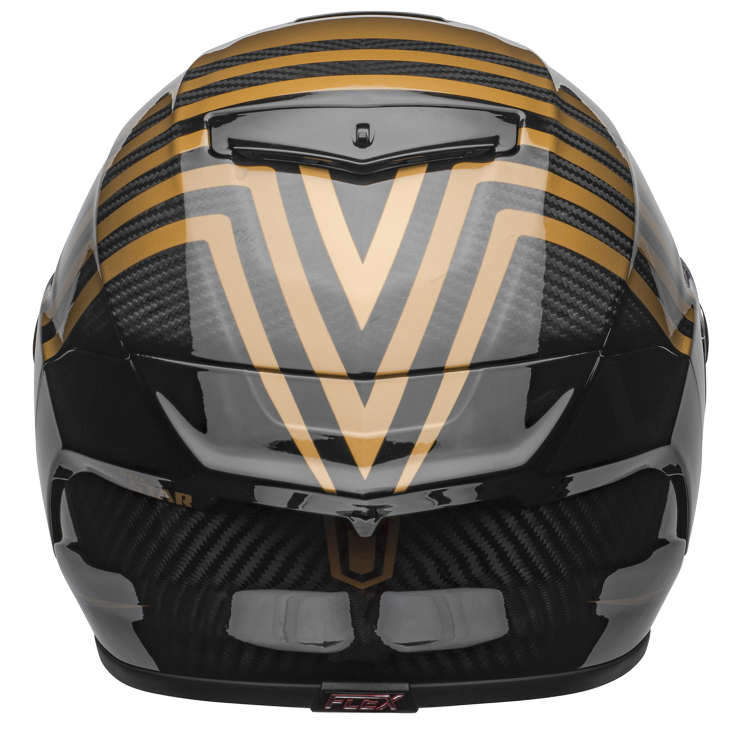 Bell Race Star Flex DLX - Black/Gold - Includes Protint Visor