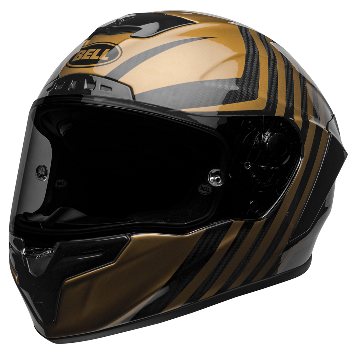 Bell Race Star Flex DLX - Black/Gold - Includes Protint Visor