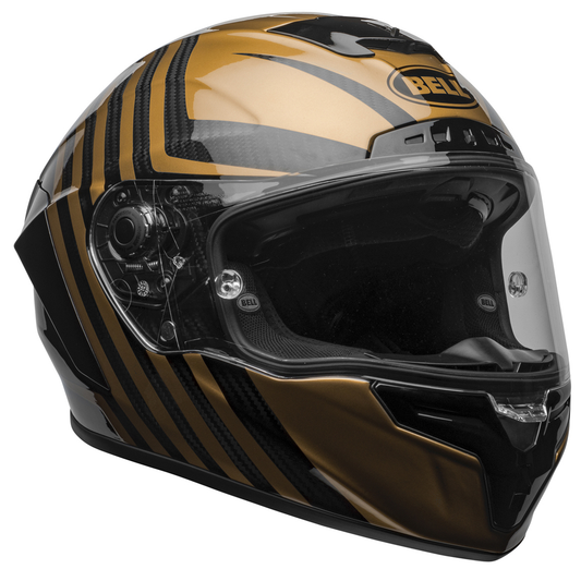Bell Race Star Flex DLX - Black/Gold - Includes Protint Visor