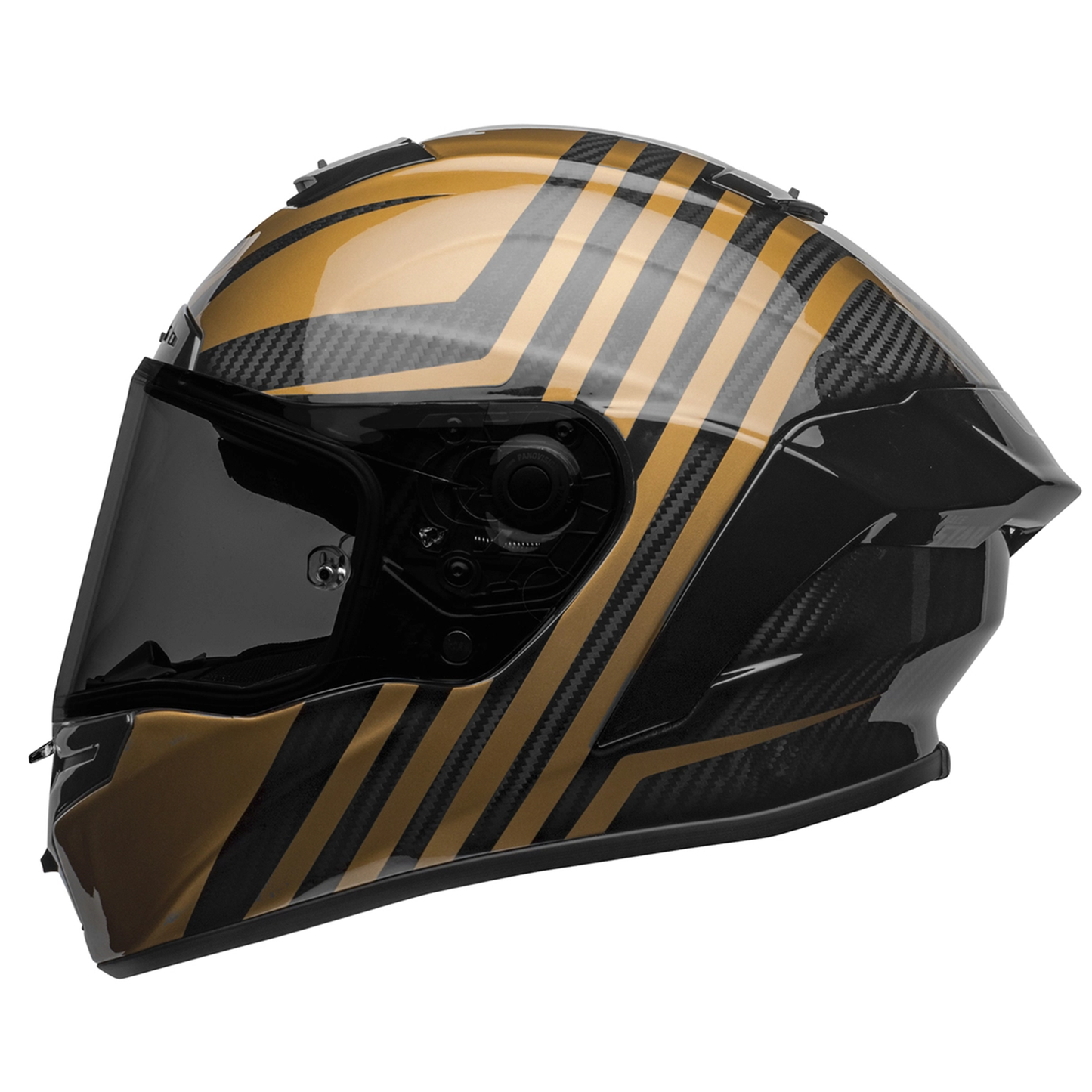 Bell Race Star Flex DLX - Black/Gold - Includes Protint Visor