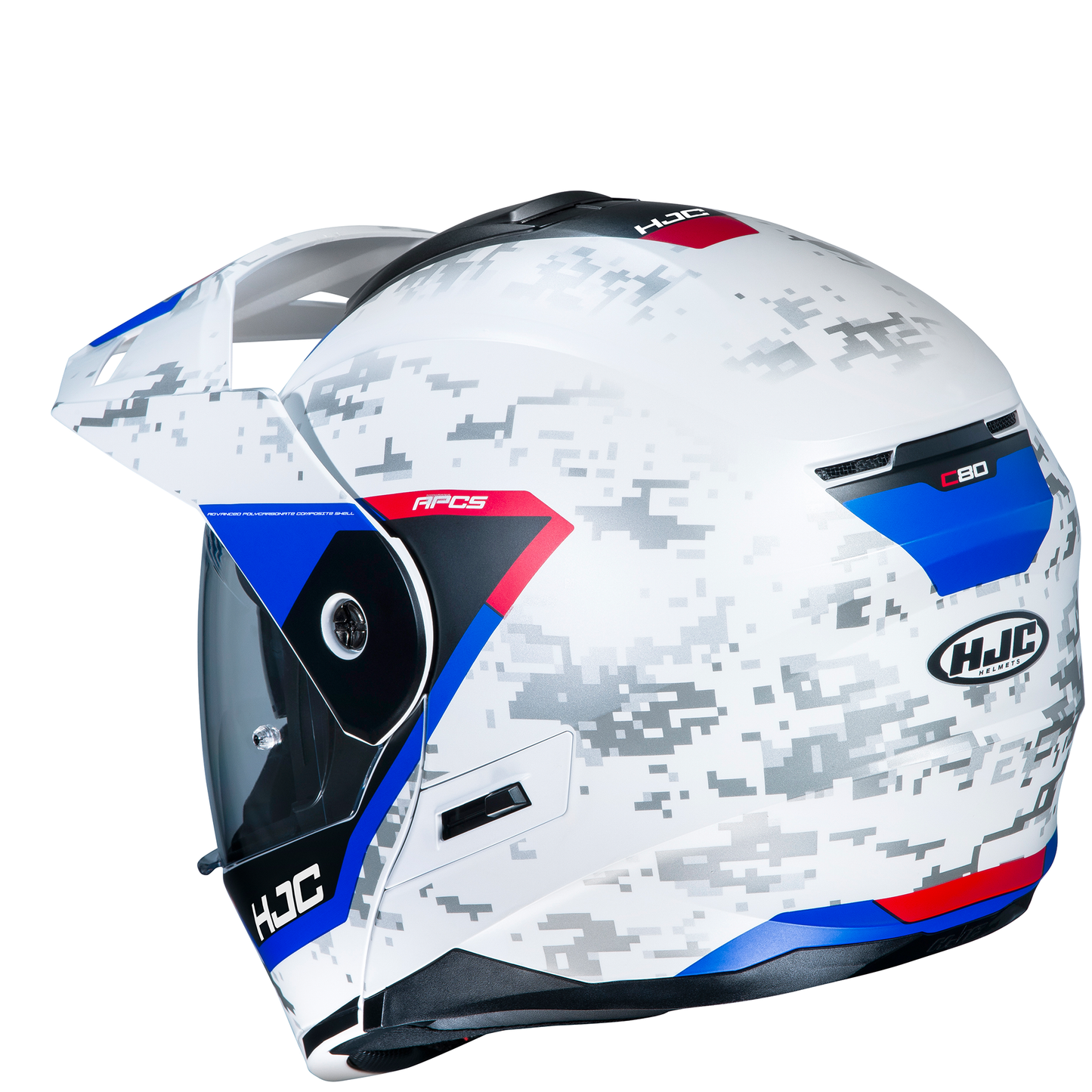 HJC C80 - Bult White Red Blue