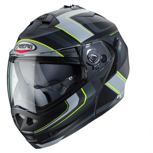 Caberg Duke II - Tour Matt Black/Yellow/Anthracite/Silver