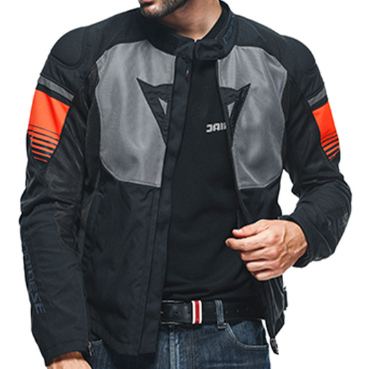 Dainese Air Fast Tex Jacket - 52G - Black/Grey/Red