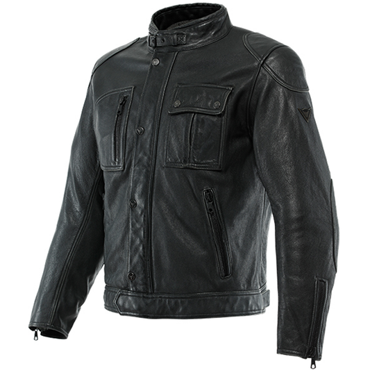 Dainese Atlas Leather Jacket - Black