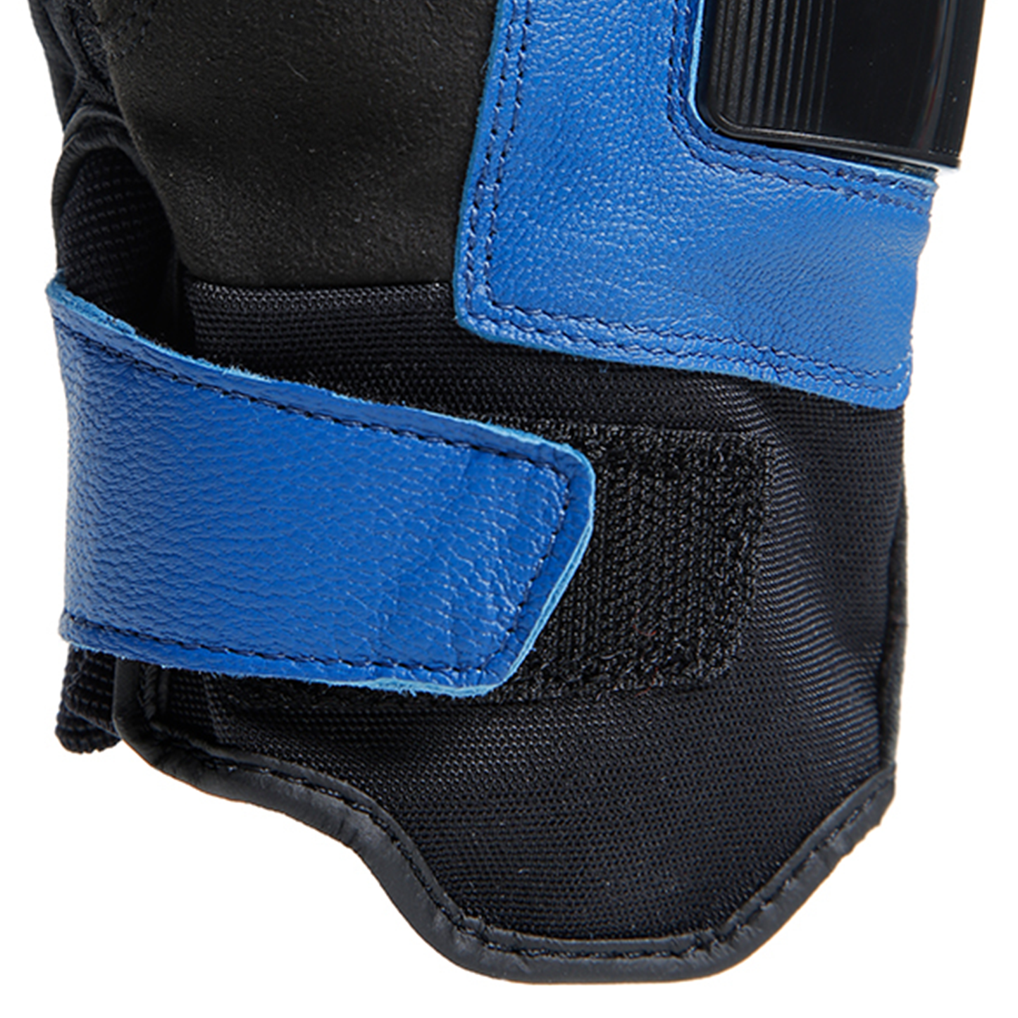 Dainese Carbon 4 Short Leather Gloves - Racing Blue/Black/Flo Yellow