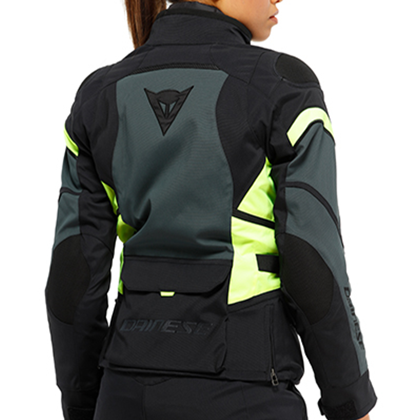 Dainese Carve Master 3 Lady Gore-Tex Jacket - Black/Ebony/Flo Yellow (U41)