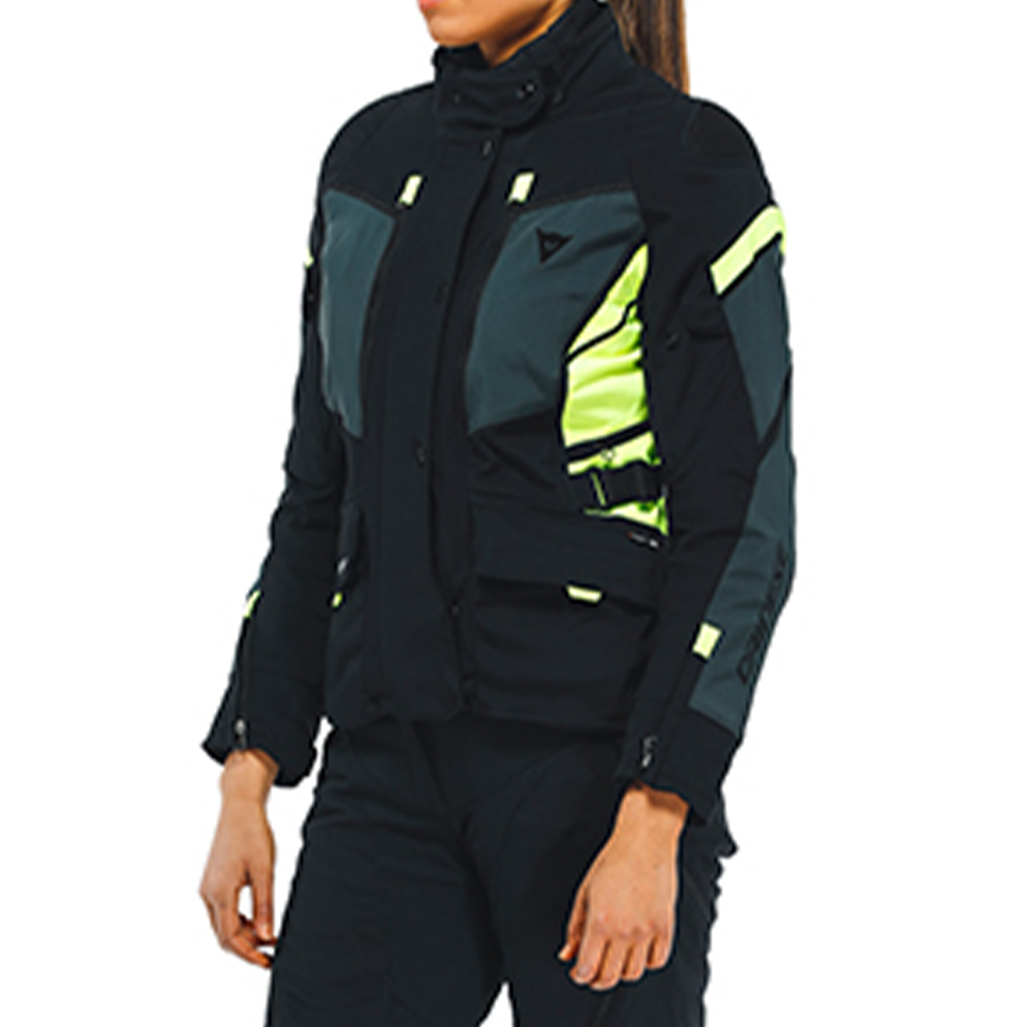 Dainese Carve Master 3 Lady Gore-Tex Jacket - Black/Ebony/Flo Yellow (U41)